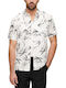 Superdry Men's Shirt Short Sleeve Linen White