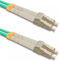 Qoltec 54080 Optische Faser 10m Türkise