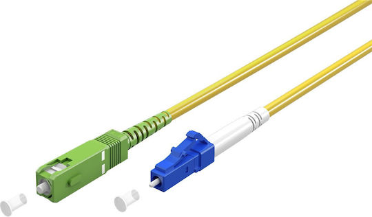 Goobay Goobay Optische Faser Kabel SC-APC 15m Gelbe