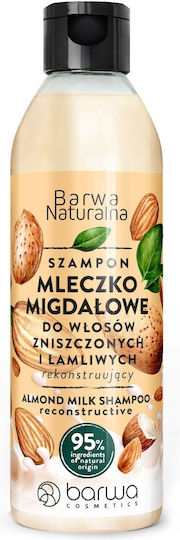 Barwa Almond Milk Σαμπουάν για Ταλαιπωρημένα Μαλλιά 300ml