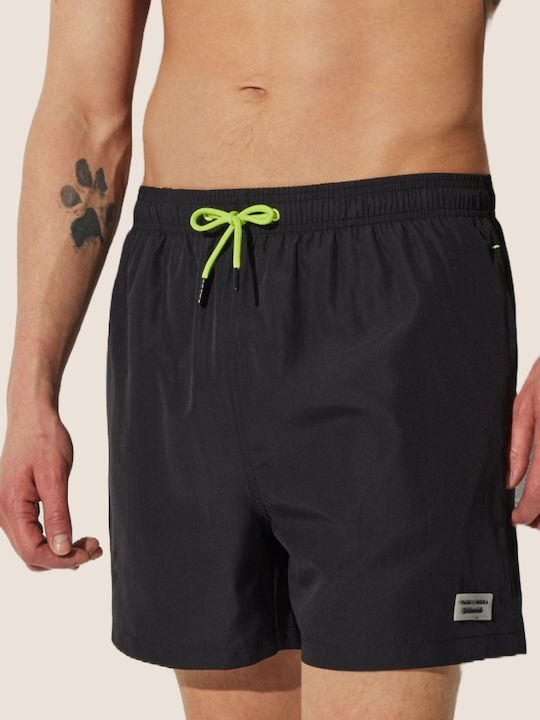 Ysabel Mora Men's Short Swim Shorts Black Inner Design Pockets Men's Swimwear Summer Collection 90261