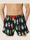 Ysabel Mora Men's Swimwear Short Shorts Black Fantastic Design Various Drinks Men's Swimwear Summer Collection 90245