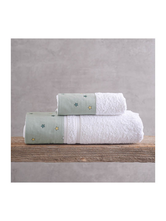 Rythmos Set of baby towels 2pcs Blaze Green Wei...