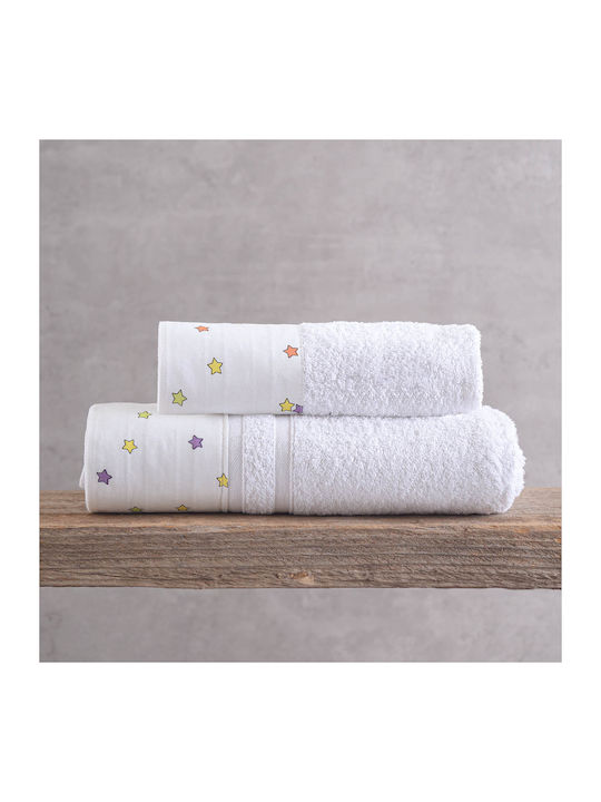 Rythmos Set of baby towels 2pcs Blaze White Weight 500gr/m²