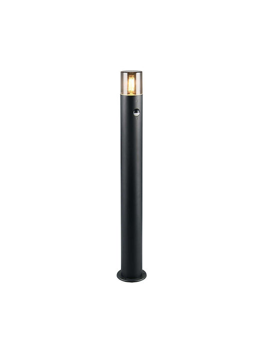 Trio Lighting Hoosic Outdoor Floor Lamp Small Post 28W IP44 for E27 Socket Black