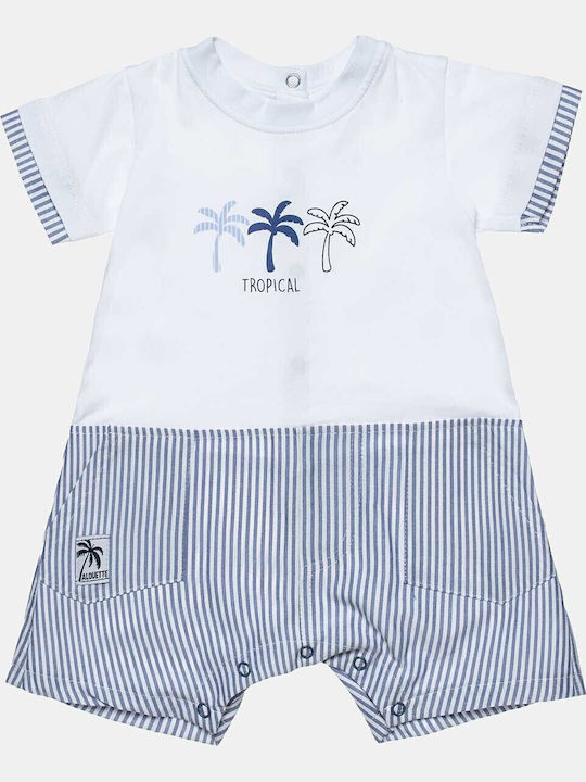 Alouette Tender Comforts Baby Bodysuit Short-Sleeved White