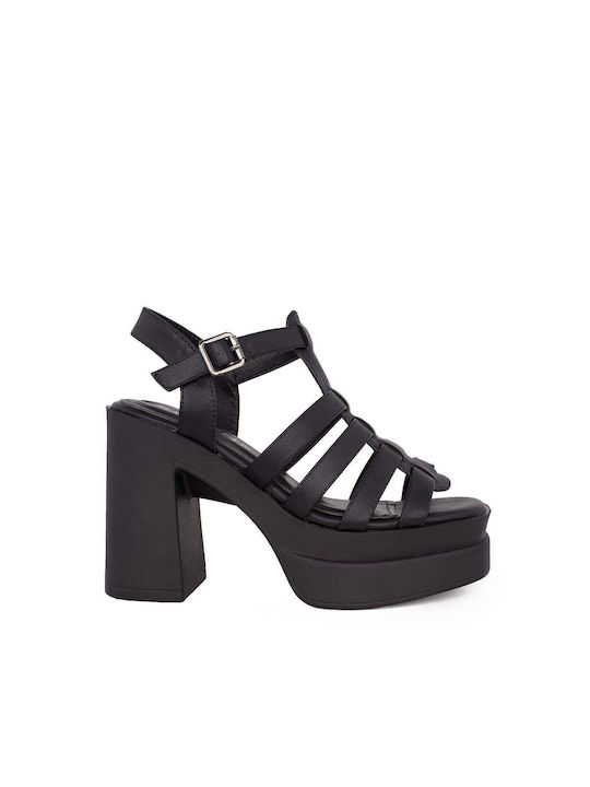 Seven Damen Sandalen in Schwarz Farbe