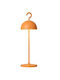 Sompex Metal Table Lamp LED with Orange Shade and Base