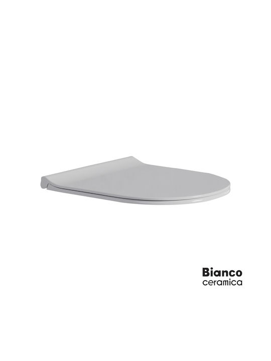 Bianco Ceramica Καπάκι Λεκάνης Slim Πλαστικό Λευκό