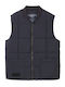Kids Quilted Sleeveless Blue Jacket