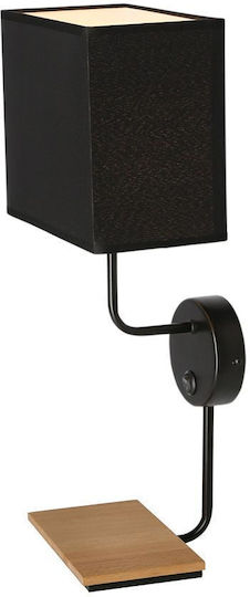 MSA Leuchte Wand Schwarz MSA Leuchte Wand Schwarz