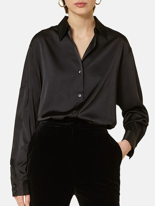 Hugo Boss Women's Long Sleeve Shirt Black