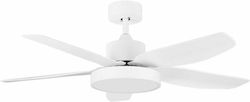 Orbegozo Ceiling Fan with Light and Remote Control White