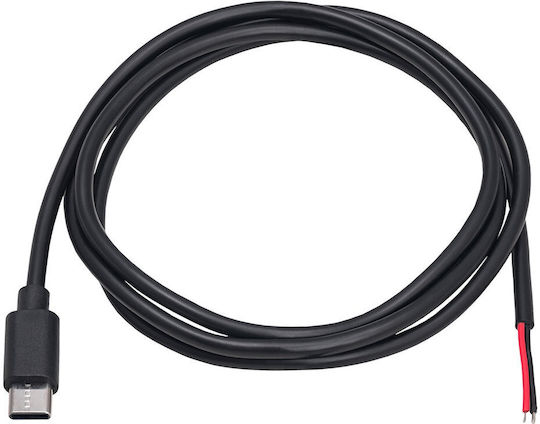 Akyga USB 2.0 Kabel USB-C männlich - USB-A / USB-C 10W Schwarz 1m AK-SC-38