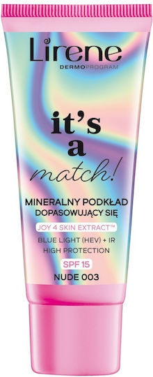 Lirene It's A Match Mineral Adapting Foundation Spf15 Nude 003 30ml