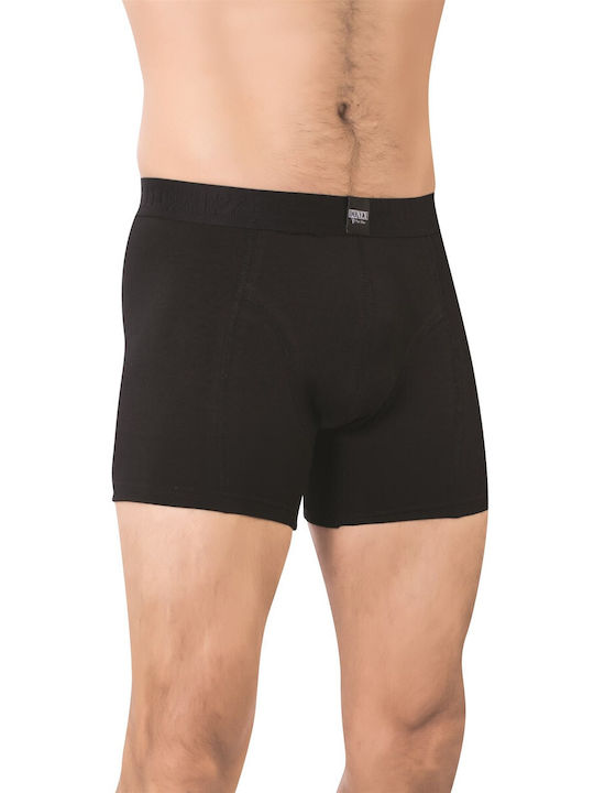 Donex Herren Boxershorts Black 1Packung