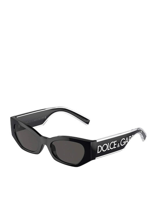 Dolce & Gabbana Πεταλούδα Παιδικά Γυαλιά Ηλίου Μαύρα