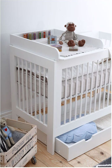 Pinio Accesorii pentru bebeluși diverse Suport schimb Basic în Alb culoare