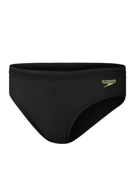 Speedo Logo Παιδικό Μαγιό Σλιπ Black