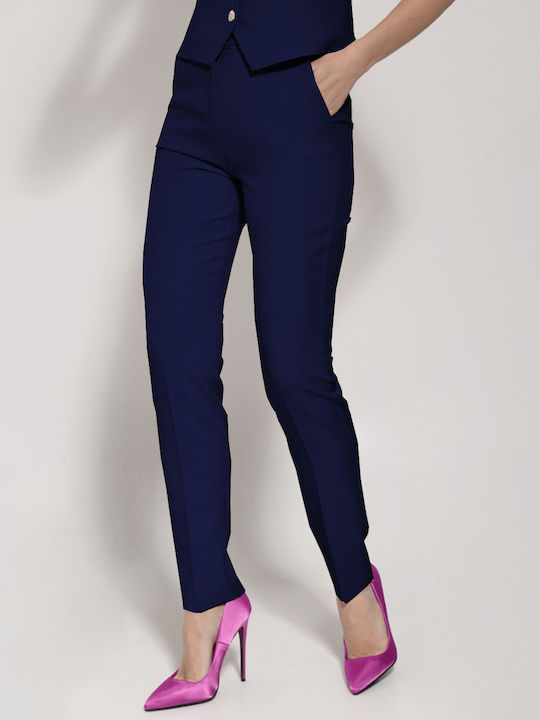 Dama Tesatura Pantaloni Blue