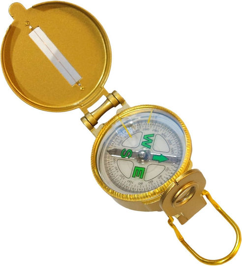 Nautical Compass Golden Solar Engineer Lesantic Directional Compass 7.5 Cm