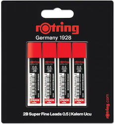 4 Verpackungen x Minen für Bleistifte Stärke 0.5mm