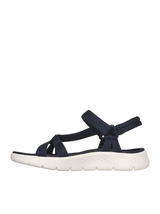 Skechers Go Walk Flex Women's Flat Sandals Sporty Navy Blue