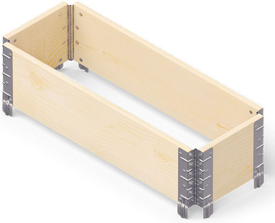 Hydrostab Ζαρντινιέρα Πλαστική Wood 120x40εκ.