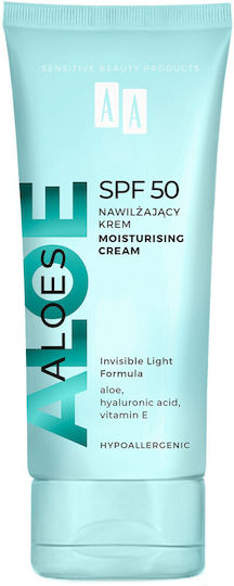 AA Aloe Licht Creme Gesicht Tag mit SPF50 mit Aloe Vera 40ml