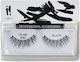 Ibra A Pair False Eyelashes On A Strip Glam 200 Black
