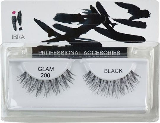 Ibra O Pereche de Gene False pe Bandă Glam 200 Negru
