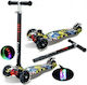Kids Foldable 3-Wheel Scooter for 4+ Years Multicolour