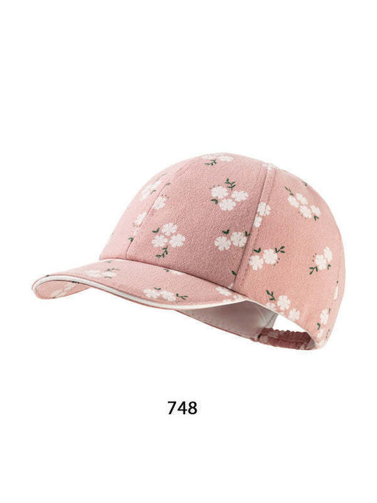 Sterntaler Kids' Hat Jockey Fabric Pink