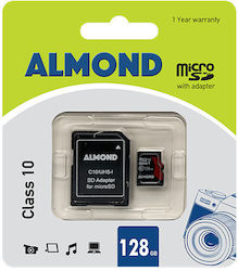 Almond SDHC 128GB Class 10 με αντάπτορα