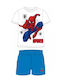 Spiderman Kids Pyjamas White/blue