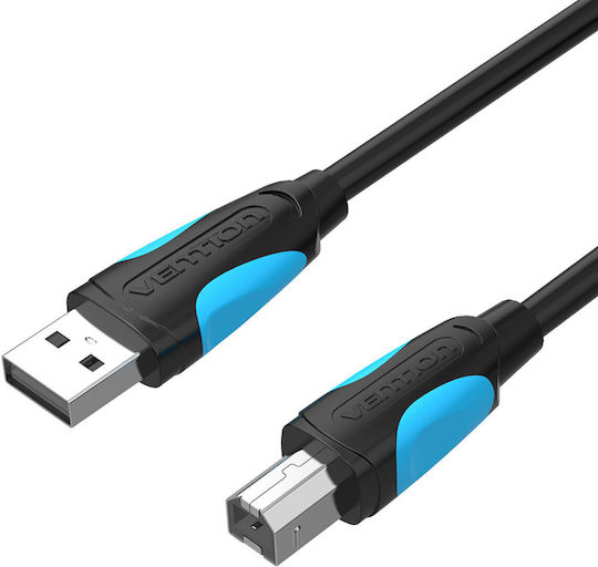 Vention USB 2.0 Cable USB-A male - USB-B male Λευκό 3m VAS-A16-B300