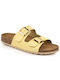 Boxer Anatomic Leather Women's Sandals Yellow