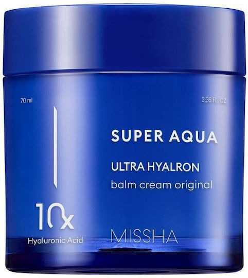 Missha Super Aqua Ultra Ενυδατικό Balm Προσώπου Ημέρας με Υαλουρονικό Οξύ & Νιασιναμίδη 70ml