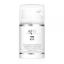 Apis Exfoliation Acid Mix Exfoliation Acids Lactobionic + Pyruvic + Lactic + Azelaic 40% 50ml Apis Exfoliation Acid Mix Exfoliation Acids Lactobionic + Pyruvic + Lactic + Azelaic 40% 50ml