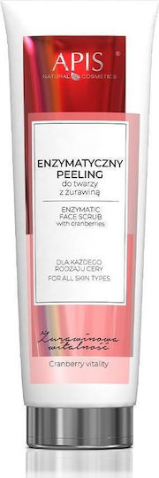Apis Apis_zurawinowa Vitality Enzymatic Facial Scrub Cranberry 100ml