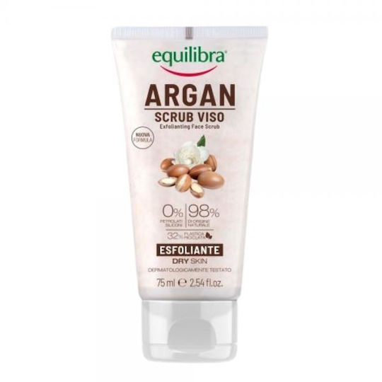 Equilibra Argan Exfoliating Face Scrub 75ml