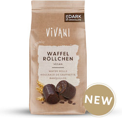 Vivani Organic Wafer Dark Vegan with 52% Cocoa 125gr 1pcs