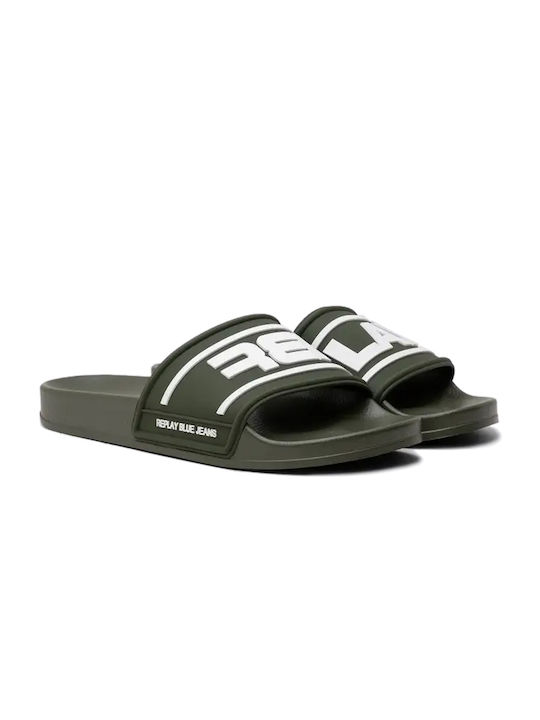 Replay Herren-Sandalen Schwarz