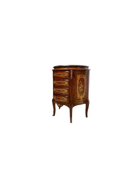 Мебели за съхранение дървен с чекмеджета Louis Kenge 67x40x86см