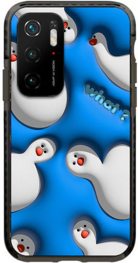 Калъф за мобилен телефон с патешки 91609 дизайн в цветно за Xiaomi Poco M3 Pro