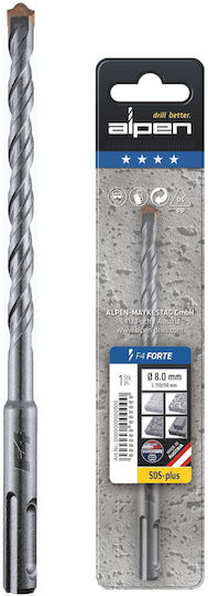 Alpen Drills Диамантена Свредло със SDS Plus Опашка за Строителни материали 12x600mm