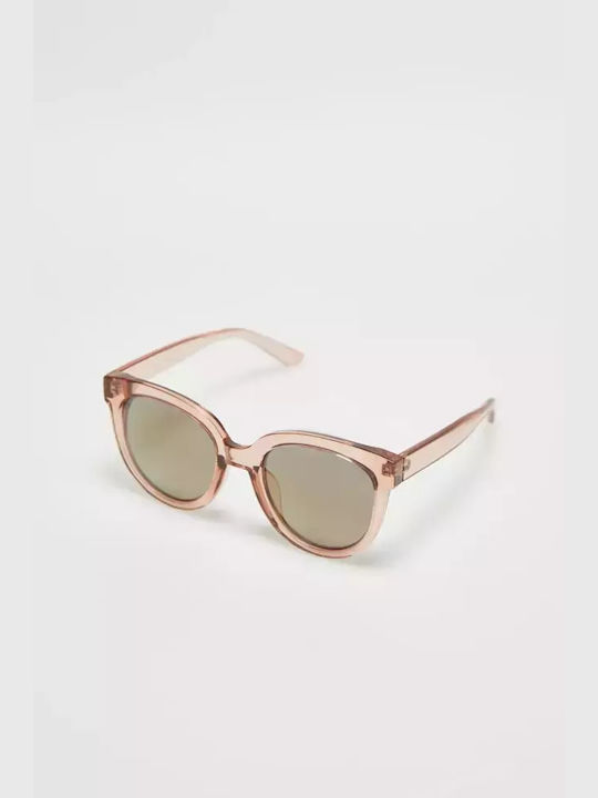 Make your image Sonnenbrillen mit Rosa Rahmen und Beige Linse L-OK-4306-Dusty-Pink