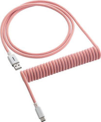 Cablemod Spiral USB 2.0 Cable USB-C male - USB-C / USB-A 1.5m (CM-CKCA-CW-OW150OW-R)