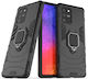 Techsuit Shield Umschlag Rückseite Silikon Schwarz (Realme 12+)