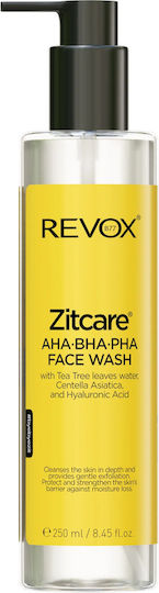 Revox Zitcare AHA BHA PHA Liquid Facial Cleanser for Oil Control & Against Imperfections 250ml